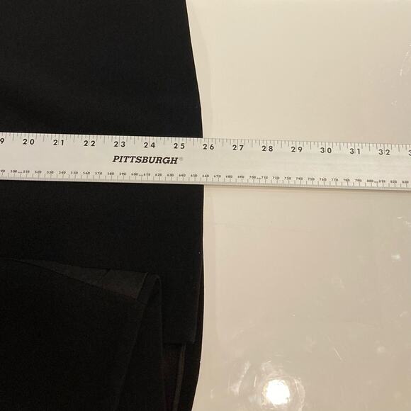 ALEXIS Blazer Jacket Kimono XL Black Wrap Tie Cut-Out Bell-Long-sleeve Lined - Picture 12 of 16